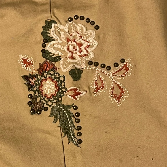 DG2 DIANE GILMAN Jeans Embroidered Embellished NWOT!! Size 12 - Picture 11 of 16